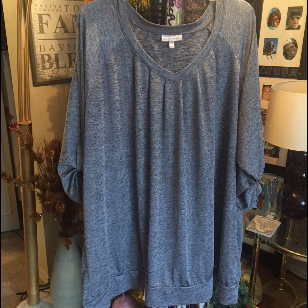 Shimmery Gray Shirt